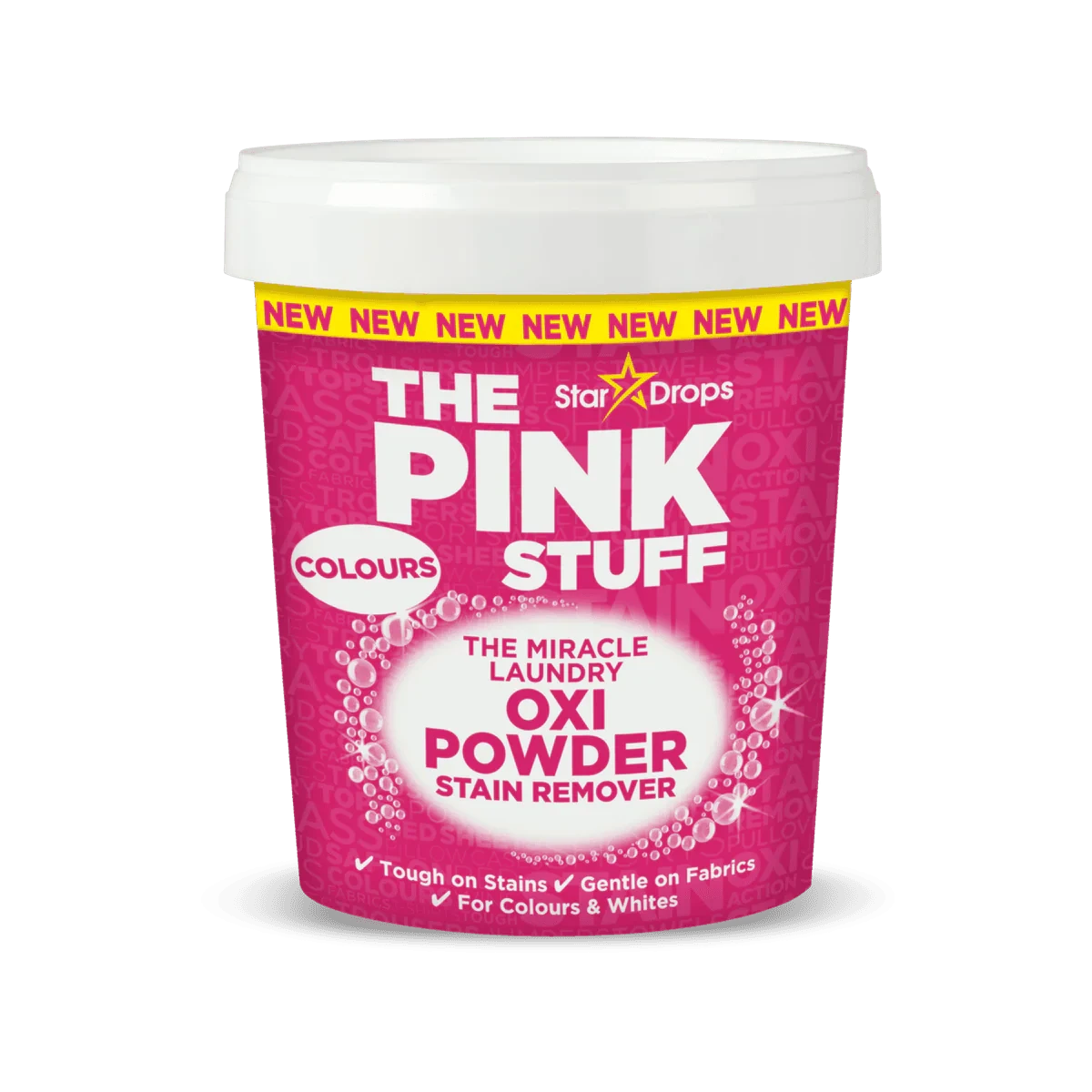 The Pink Stuff The Miracle Laundry Oxi Powder Stain Remover for Colours 1Kg