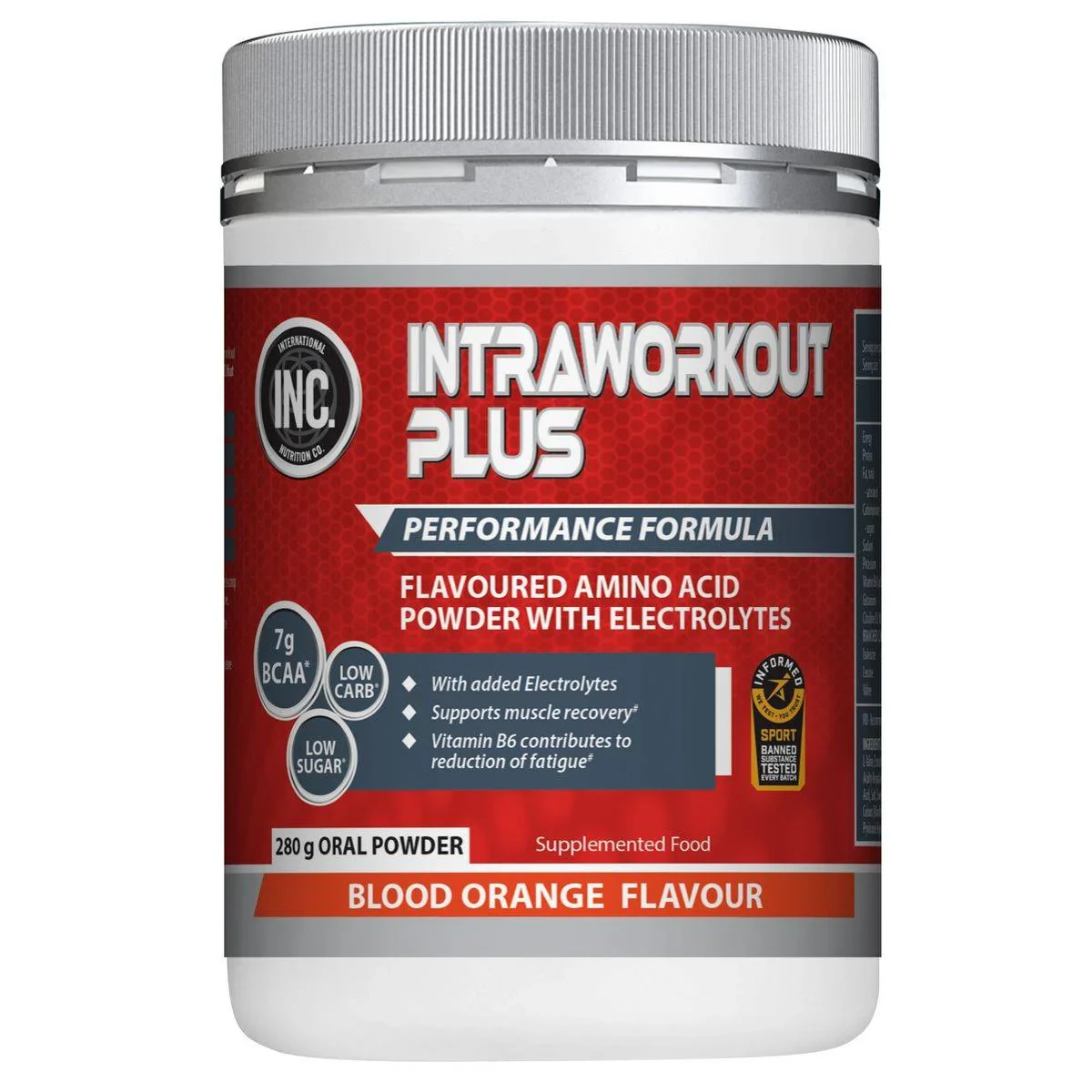 INC Intra Workout Plus Blood Orange 280g