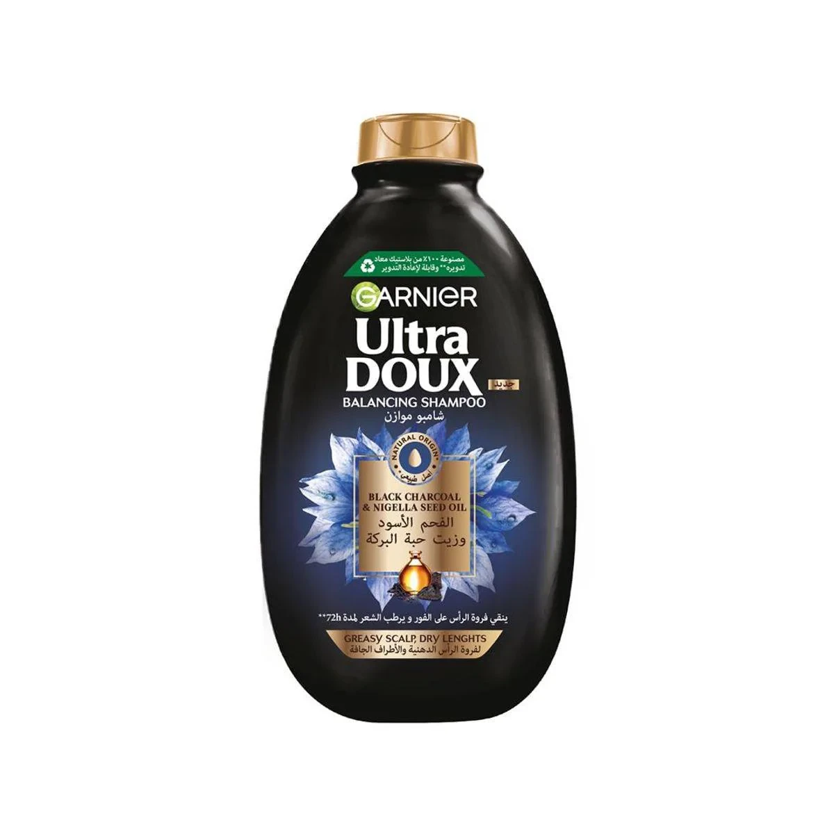 Garnier Ultra Doux Black Charcoal Shampoo 400ml