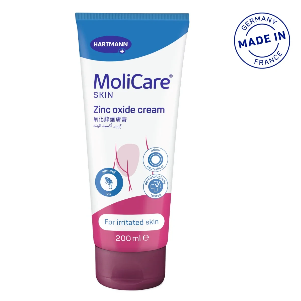 Molicare Skin Zinc Oxide Cream 200ml