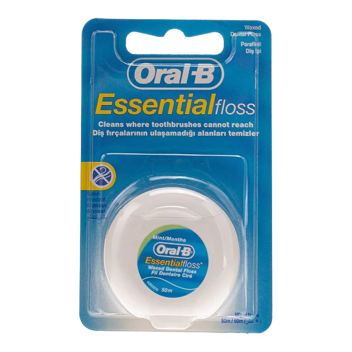 Oral B Essential Floss Waxed 50m