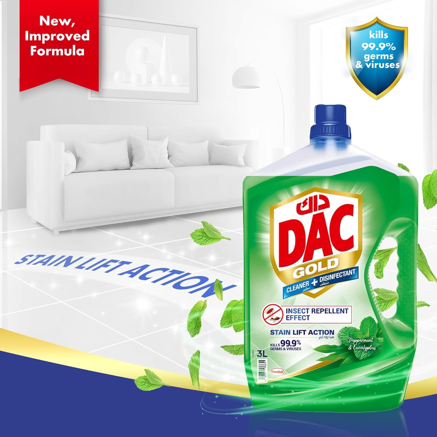 Dac Disinfectant Gold Insect Repellent 1L