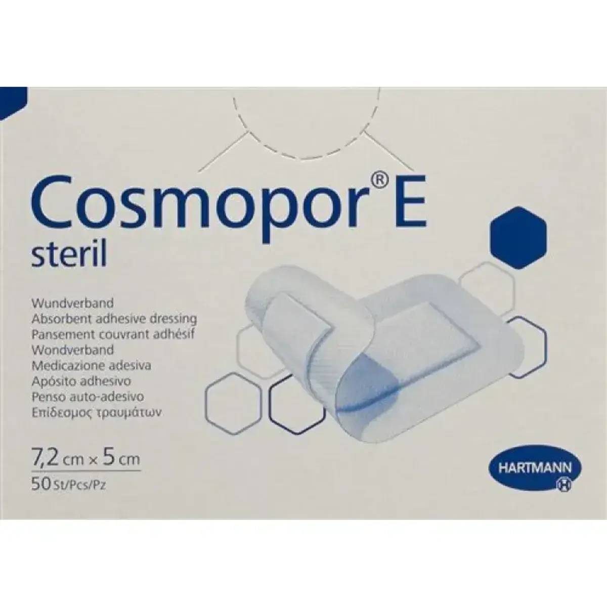 Cosmopor E Sterile Adhesive Dressing 7.2cmx5cm