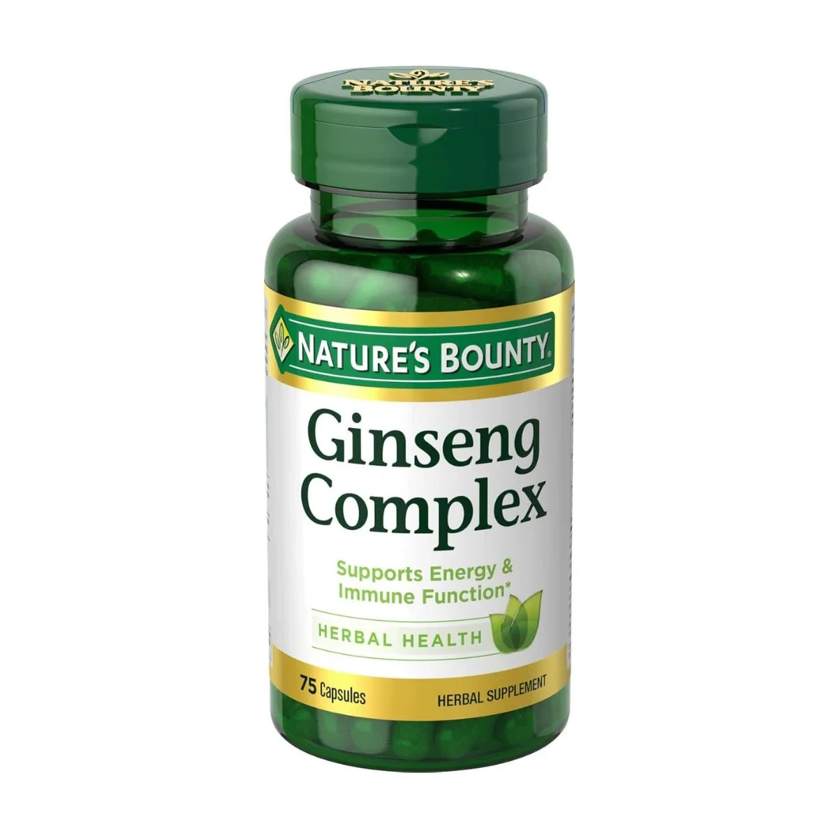 Natures Bounty Ginseng With Royal Jelly 75 Capsules