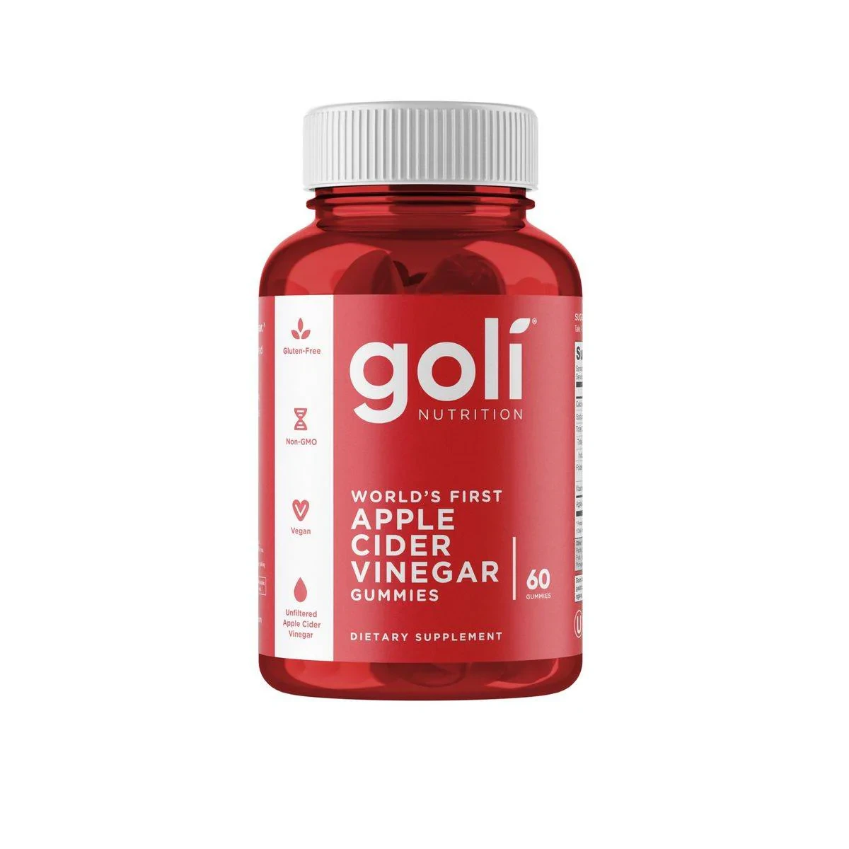 Goli Nutrition Apple Cider Vinegar 60 Gummies
