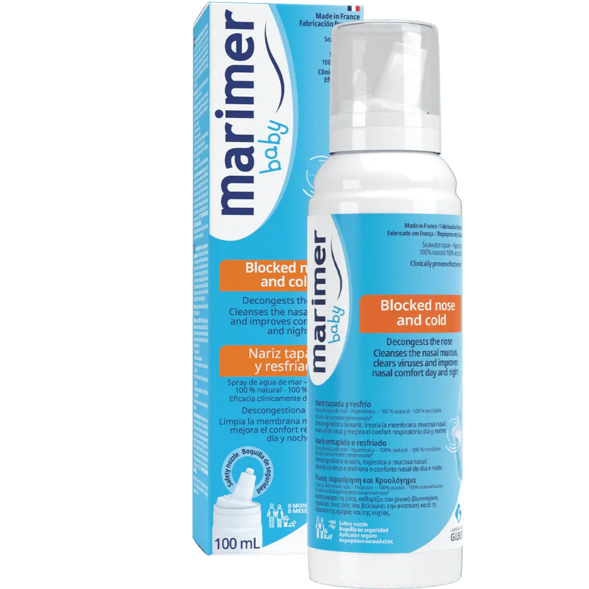 Gilbert Laboratories Marimer Hypertonic Nasal Spray Baby 100ml