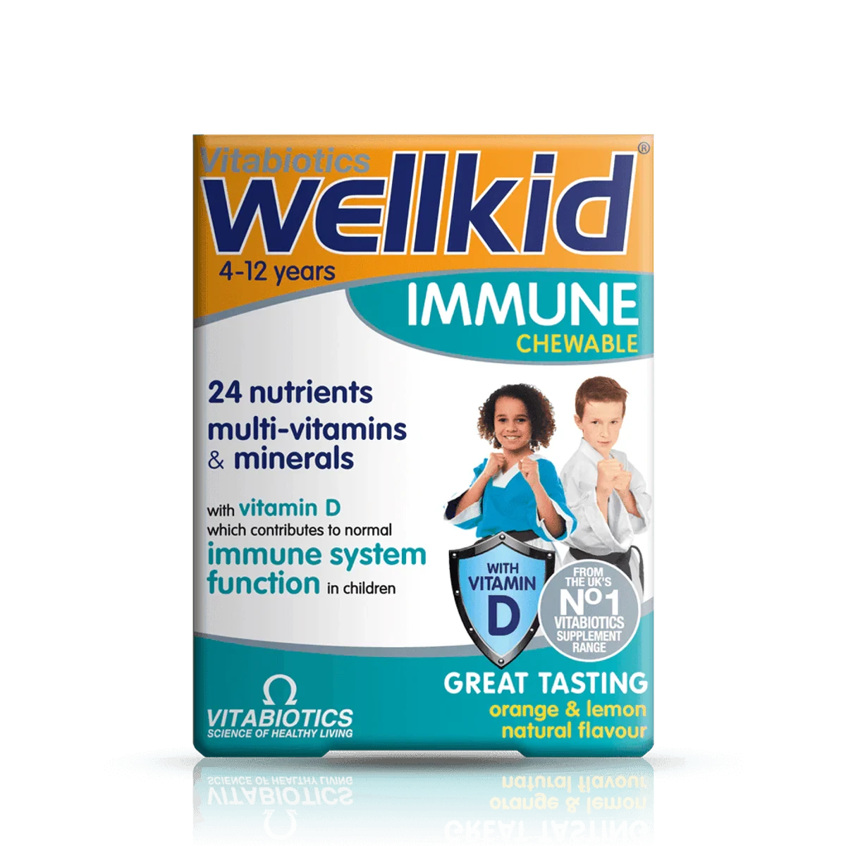 Vitabiotics Wellkid Immune Chewable 30 Tablets