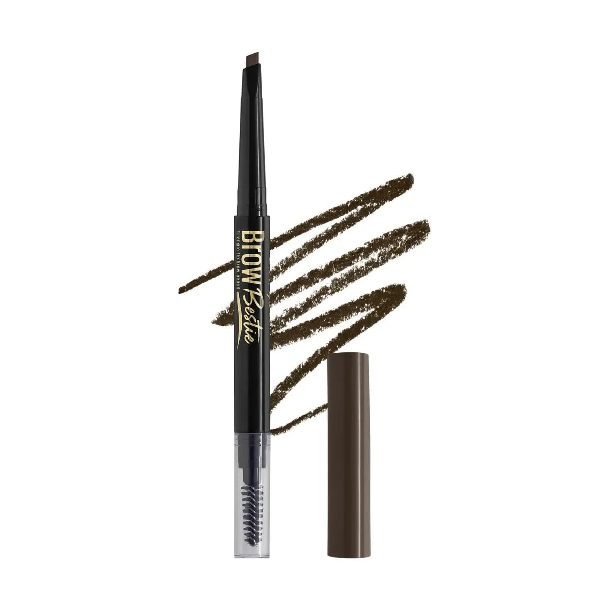 LA Girl Brow Bestie Triangular Auto Pencil Deep Brown