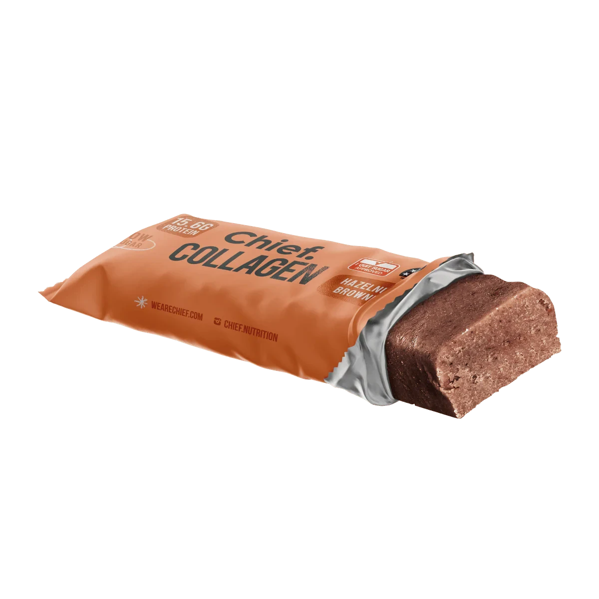 Chief Collagen Protein Bar Hazelnut Brownie 45g