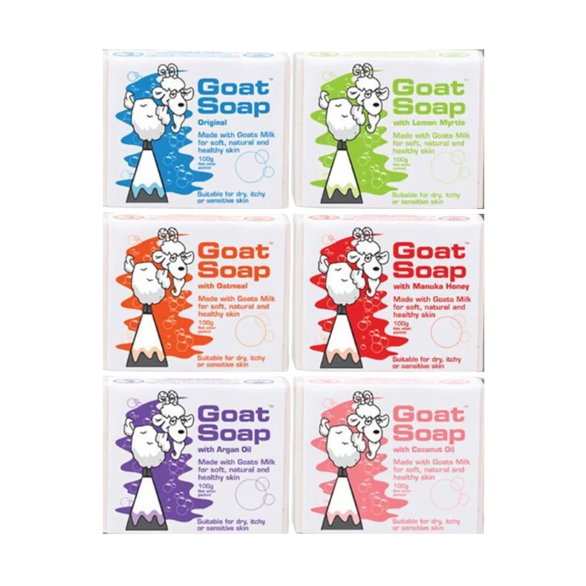 Goat Soap Gift Pack 100g 6 pack
