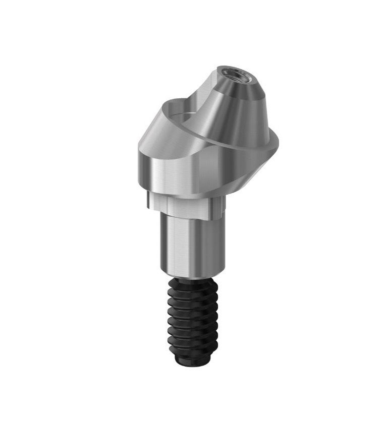 MetAlive Multi-Unit Abutment Compatible With NobelReplace Select On Implant With DLC Screw Non Engaging NP/3.5 - 3 mm