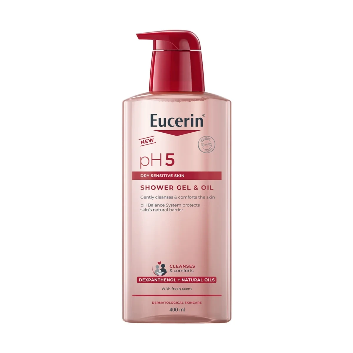 Eucerin pH5 Shower Gel & Oil For Dry Sensitive Skin 400ml