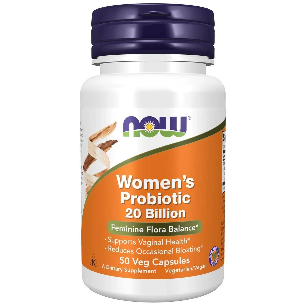 Now Womens Probiotic 20 Billion 50 VegeCapsules