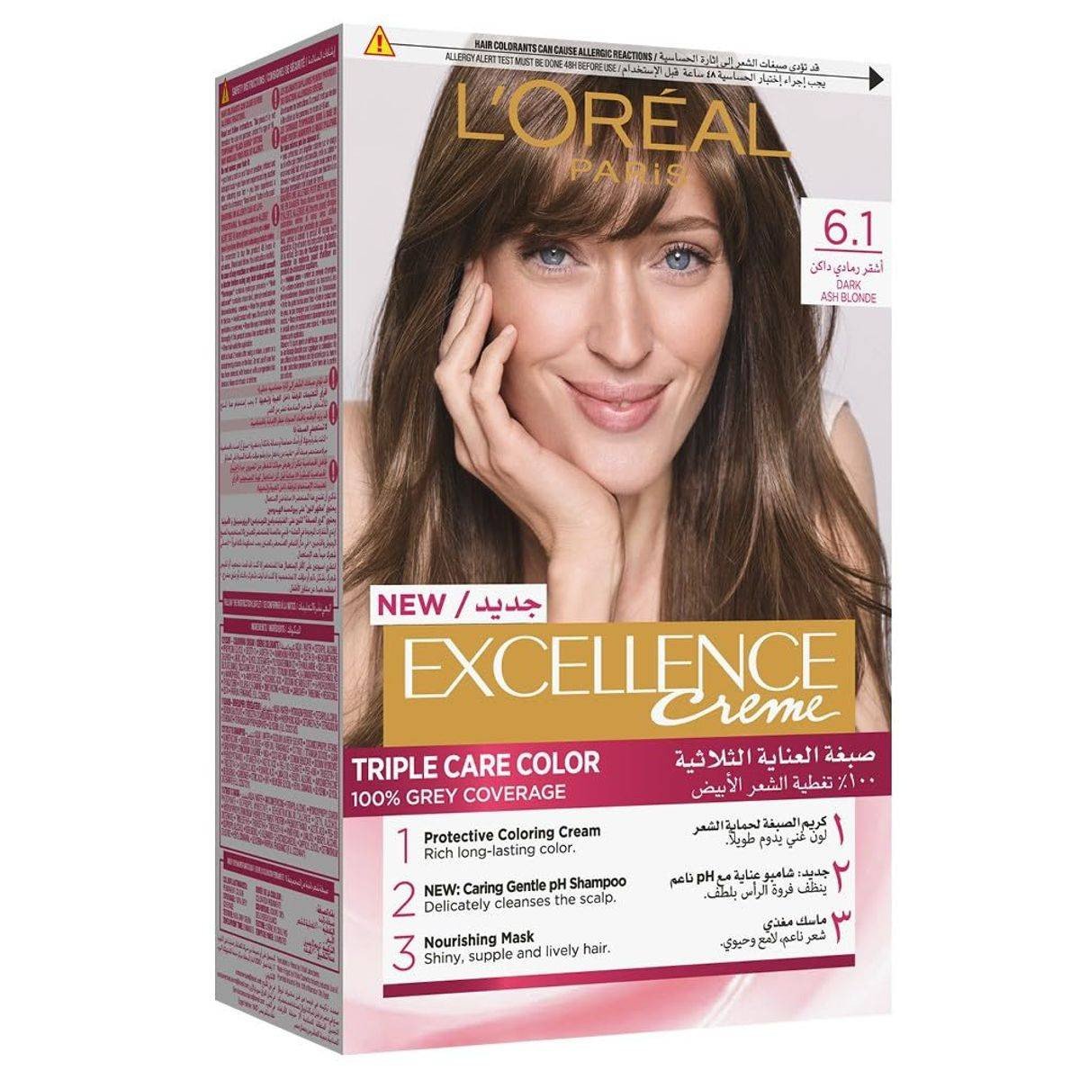 Loreal Paris Excellence 6.1 Dark Ash Blonde