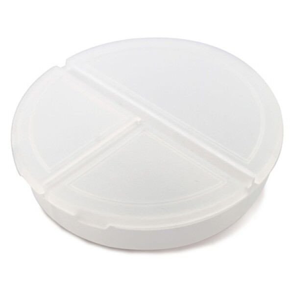 حافظة دواء مقسمة 3 أقسام دائرية