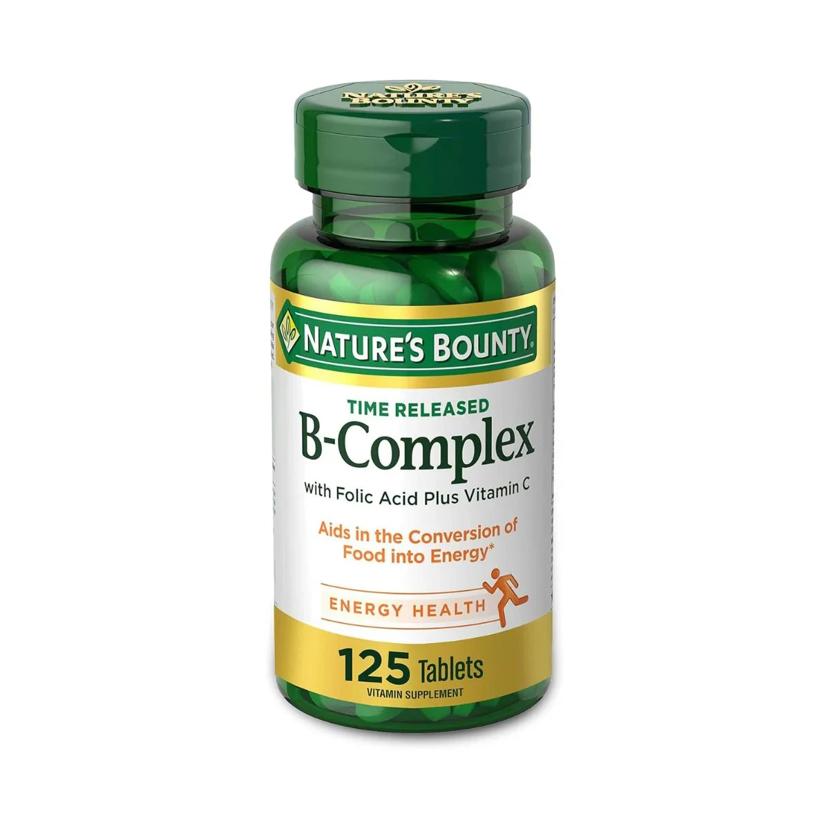 Natures Bounty B Complex Time Released 125 Tablets