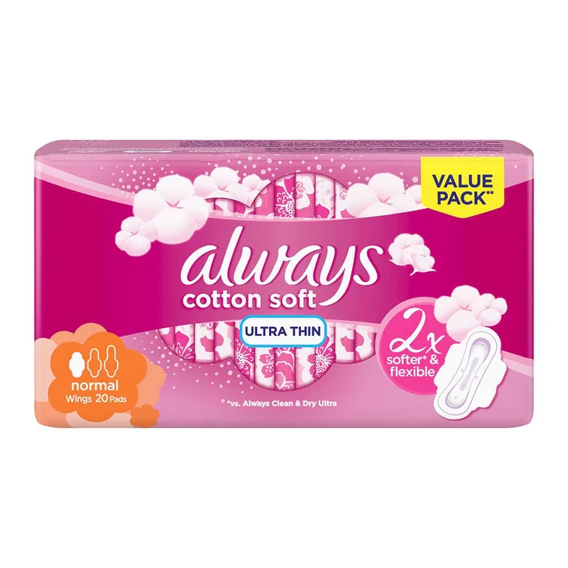 Always Cotton Ultra Thin Normal 20 Count