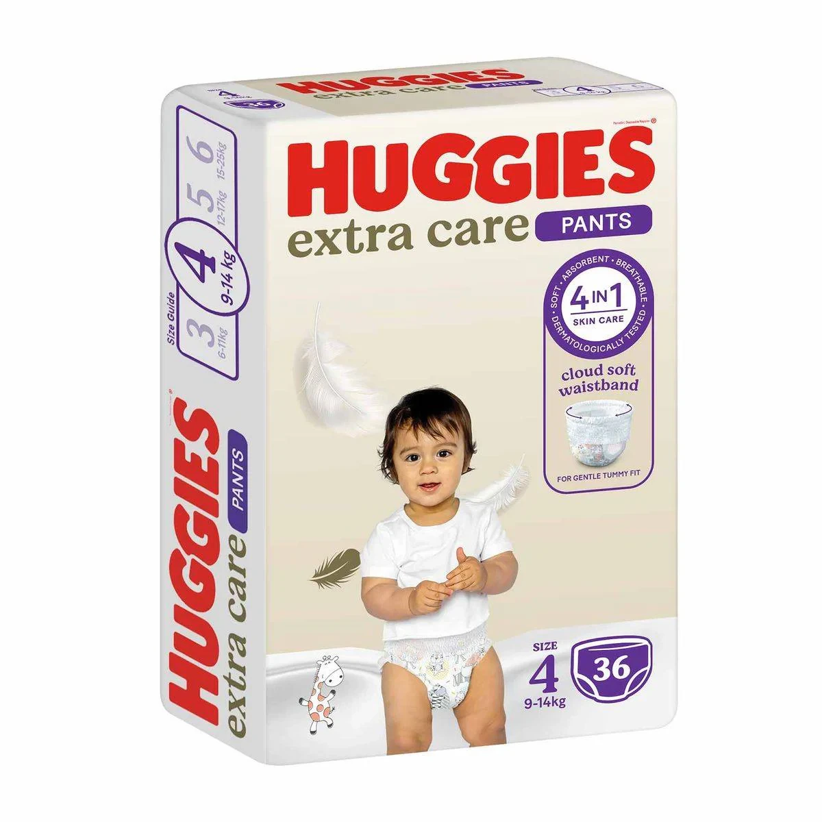 Huggies Extra Care Pants Size 4 (9-14 kg) 36 Pieces