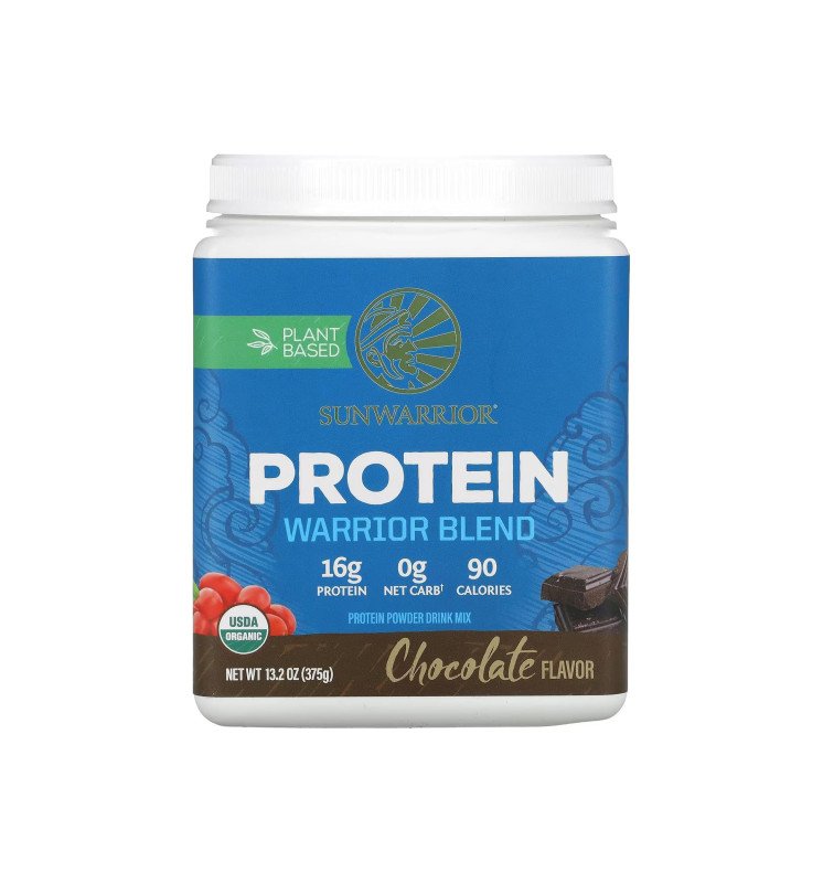 Sun Warrior Protein Warrior Blend Organic Chocolate 375g
