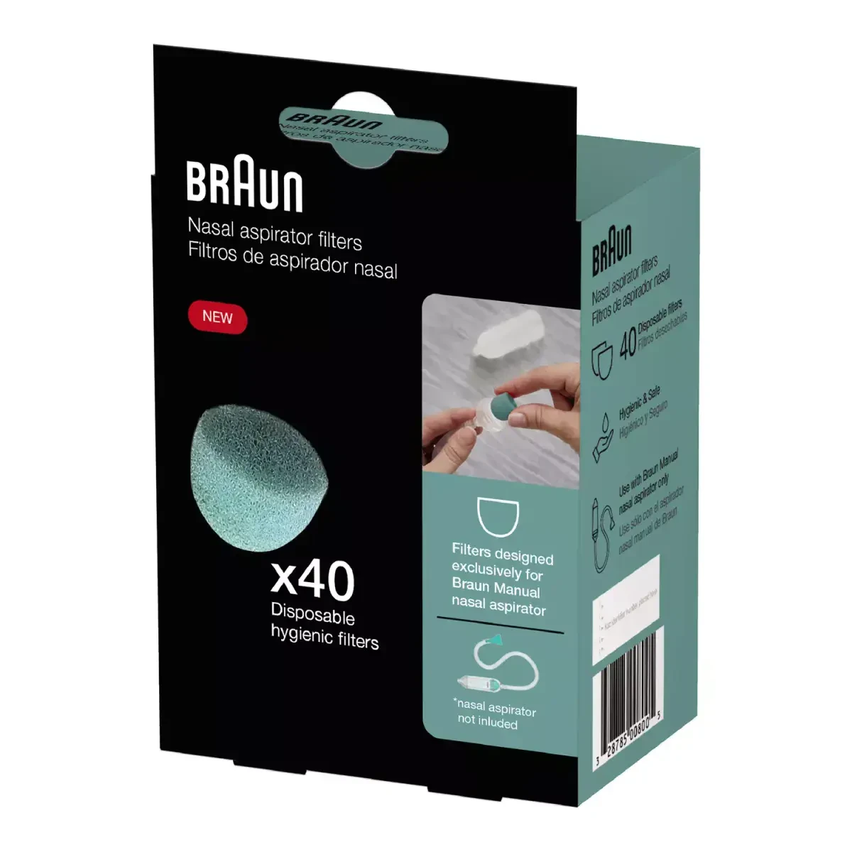 Braun Nasal Aspirator Filters 20 Pieces BNA050EU