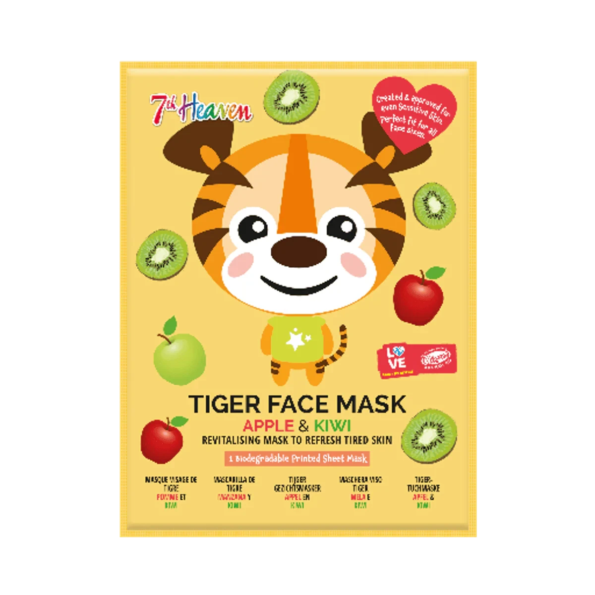 7th Heaven Tiger Face Sheet Mask