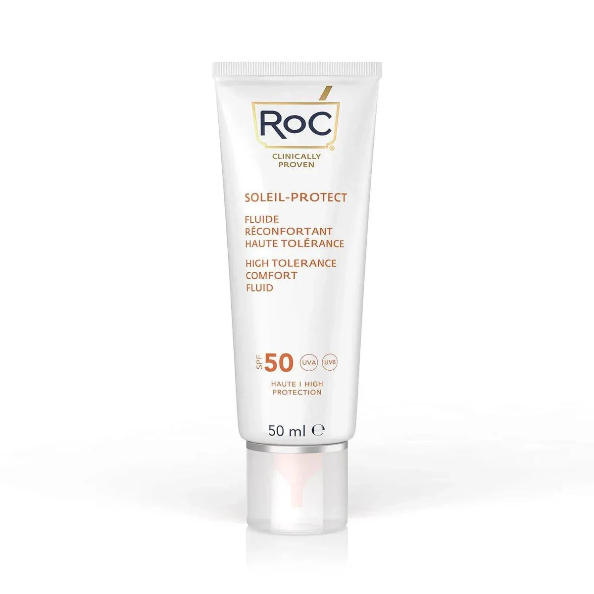 RoC Soleil Protect High Tolerance Comfort Fluid SPF50+ 50ml