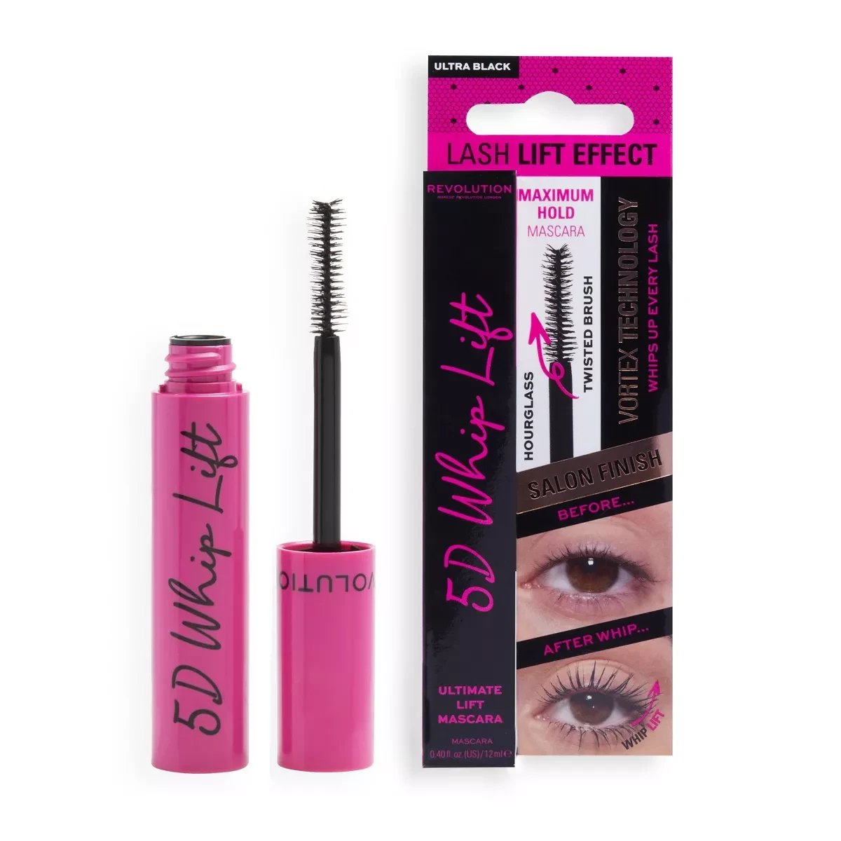 Revolution Makeup 5D Whip Lift Mascara 12ml