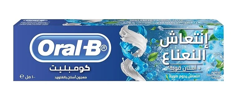 Oral B Toothpaste Complete Mouthwash + Whitening Extreme Mint 100ml