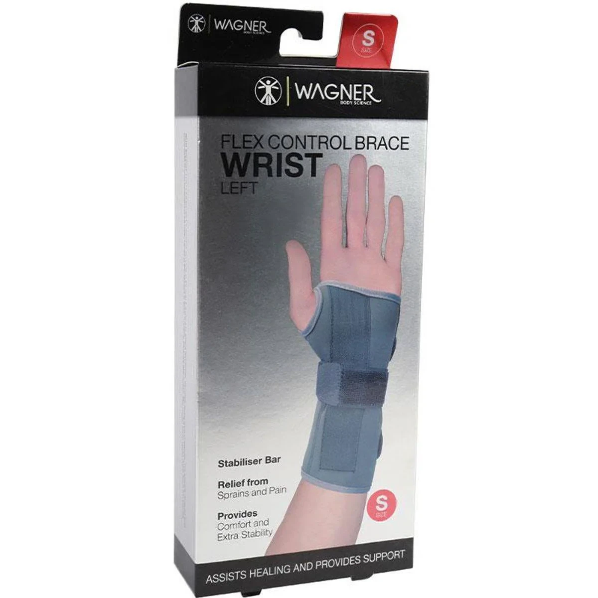 Wagner Body Science Flex Control Brace Left Wrist Small