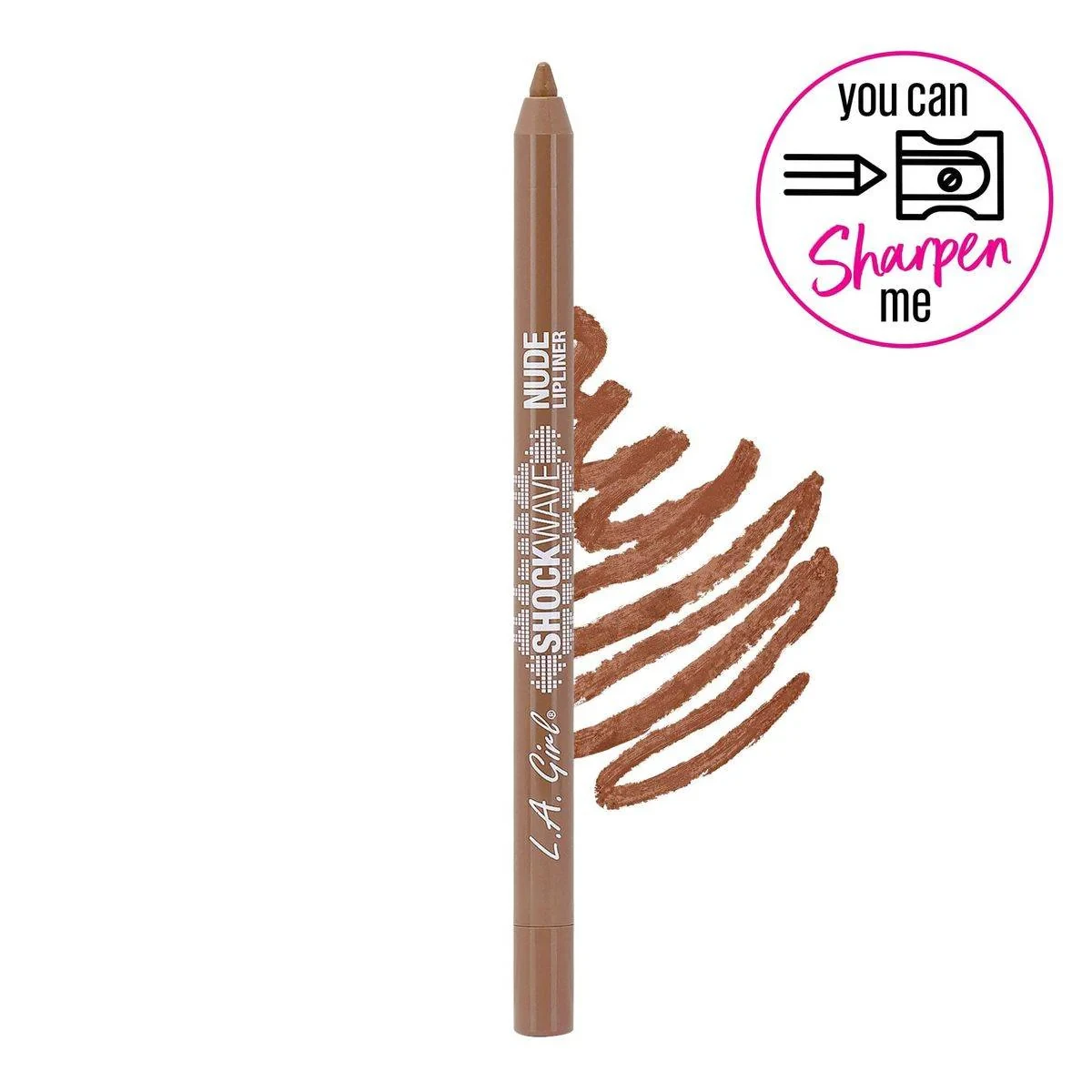 LA Girl Shockwave Nude Lip Liner Maple Glaze