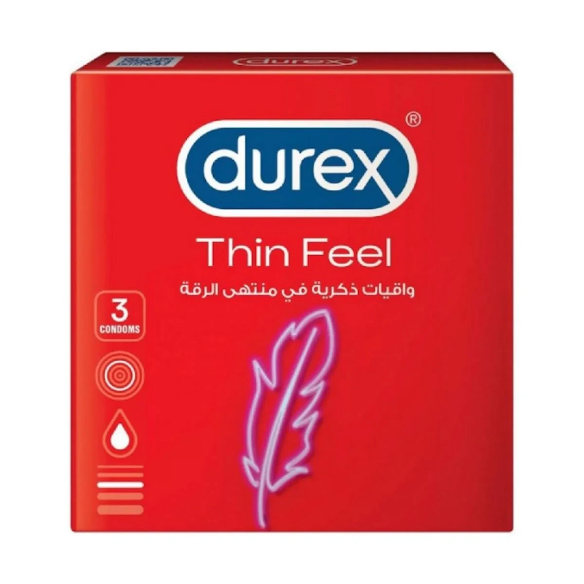 Durex Condoms Thin Feel 3 Pack