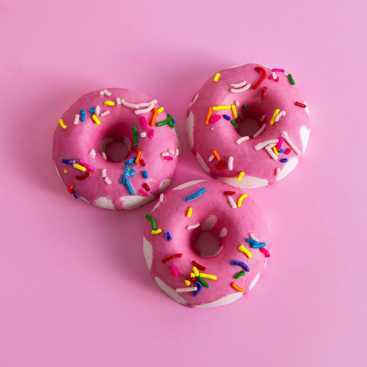 NCLA Beauty Bath Treats Bath Bomb 65g x 3 Set Birthday Cake