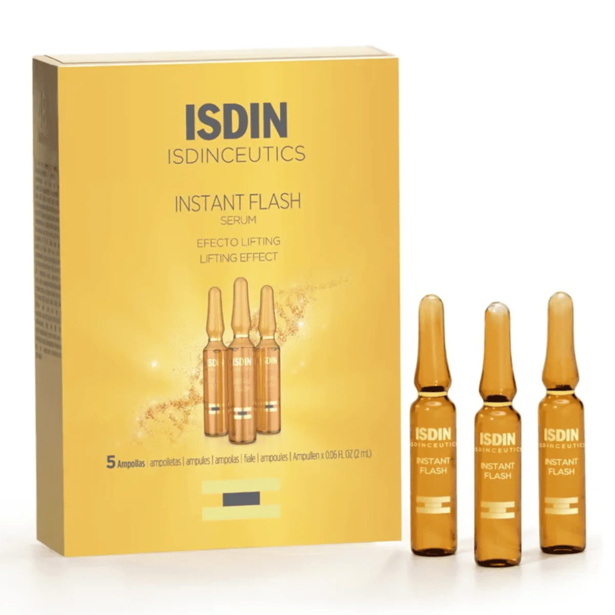 Isdin Isdinceutics Instant Flash Lift Effect Serum 2ml Ampoules 5 Units