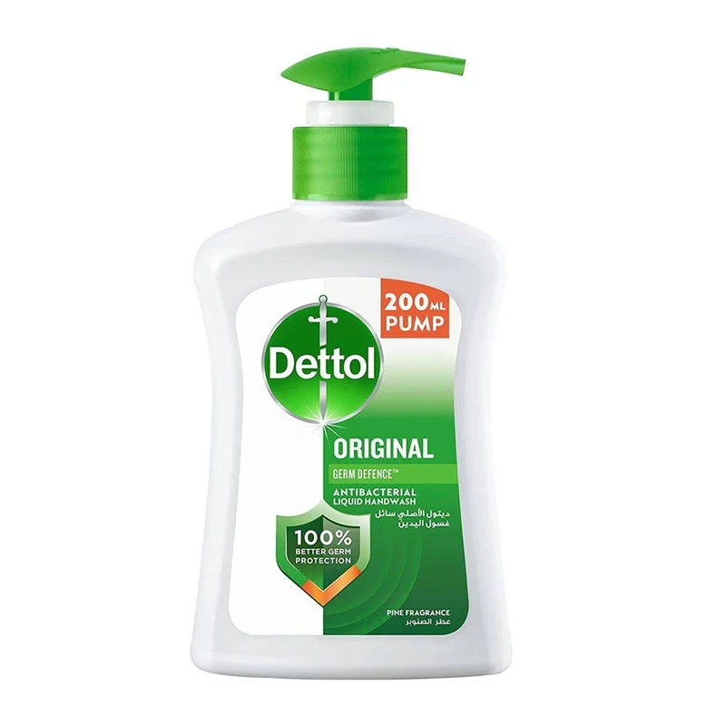Dettol Antibacterial Handwash Pump Original 200ml