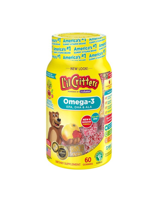 Lil Gummies For Kids Omega 3 60 Gummies