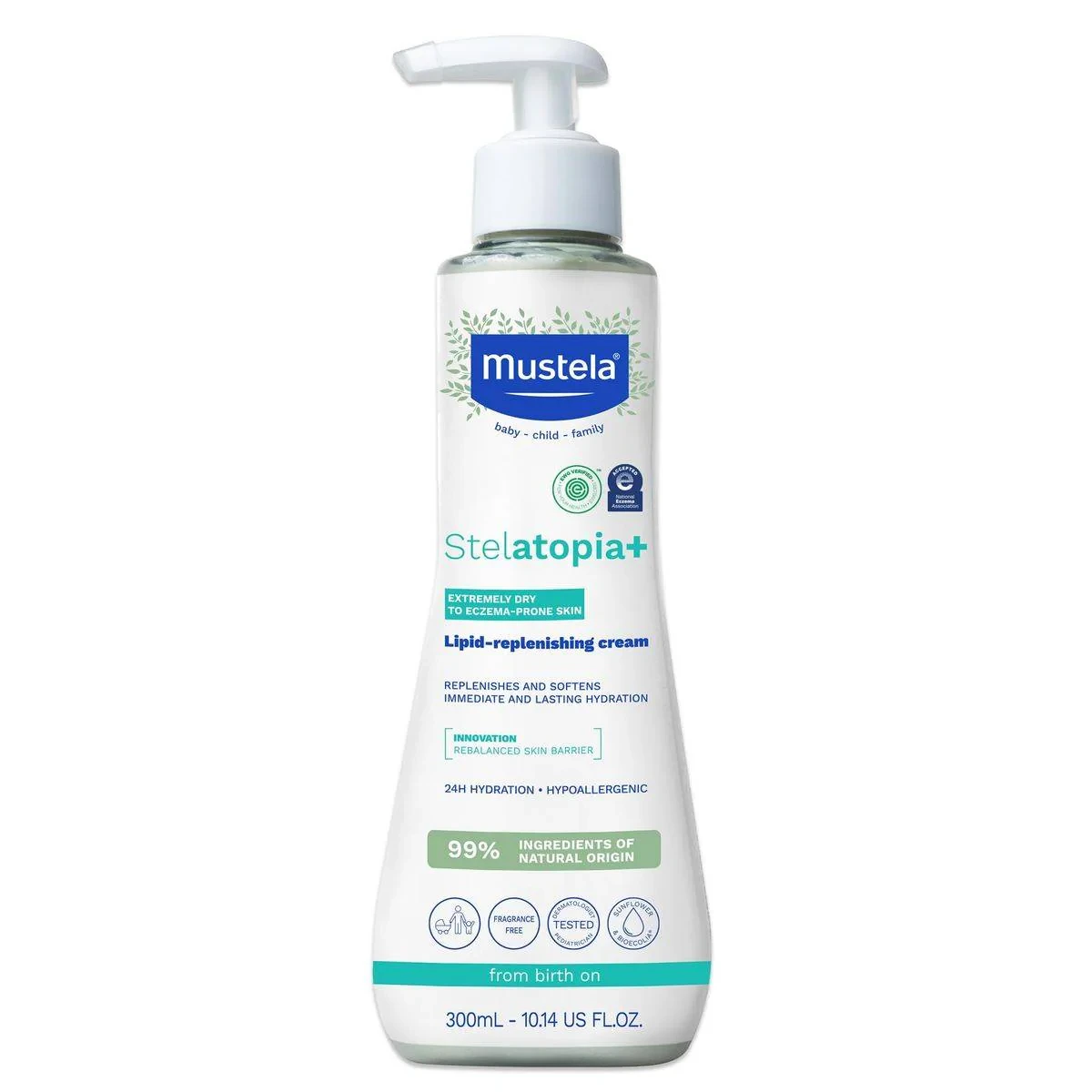 Mustela Baby Stelatopia+ Lipid Replenishing Cream 300ml