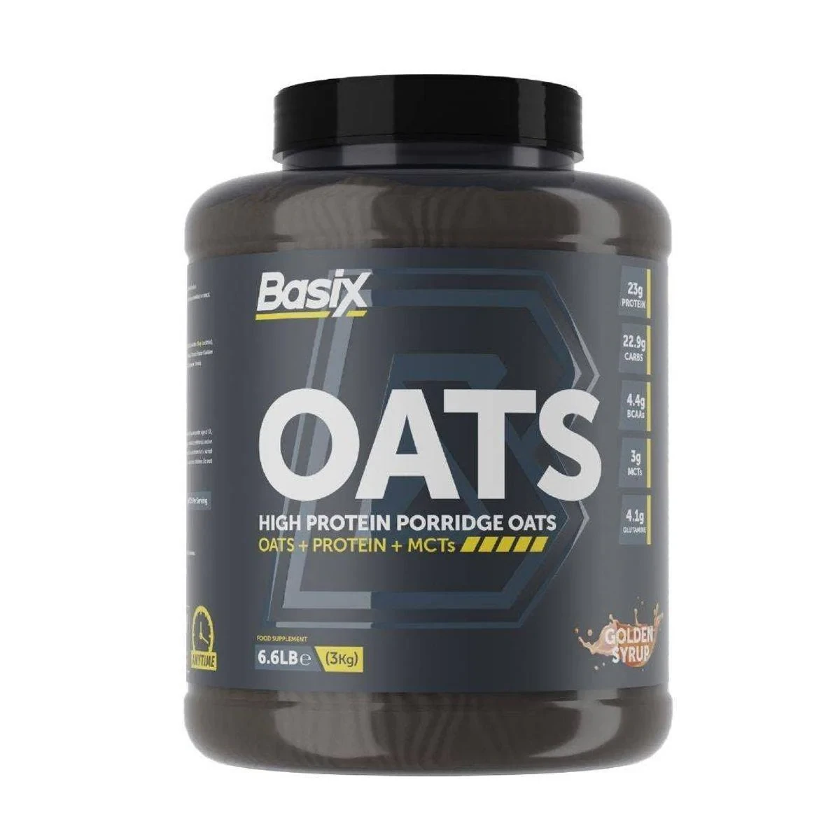 Basix High Protein Porridge Oats Golden Syrup 3kg