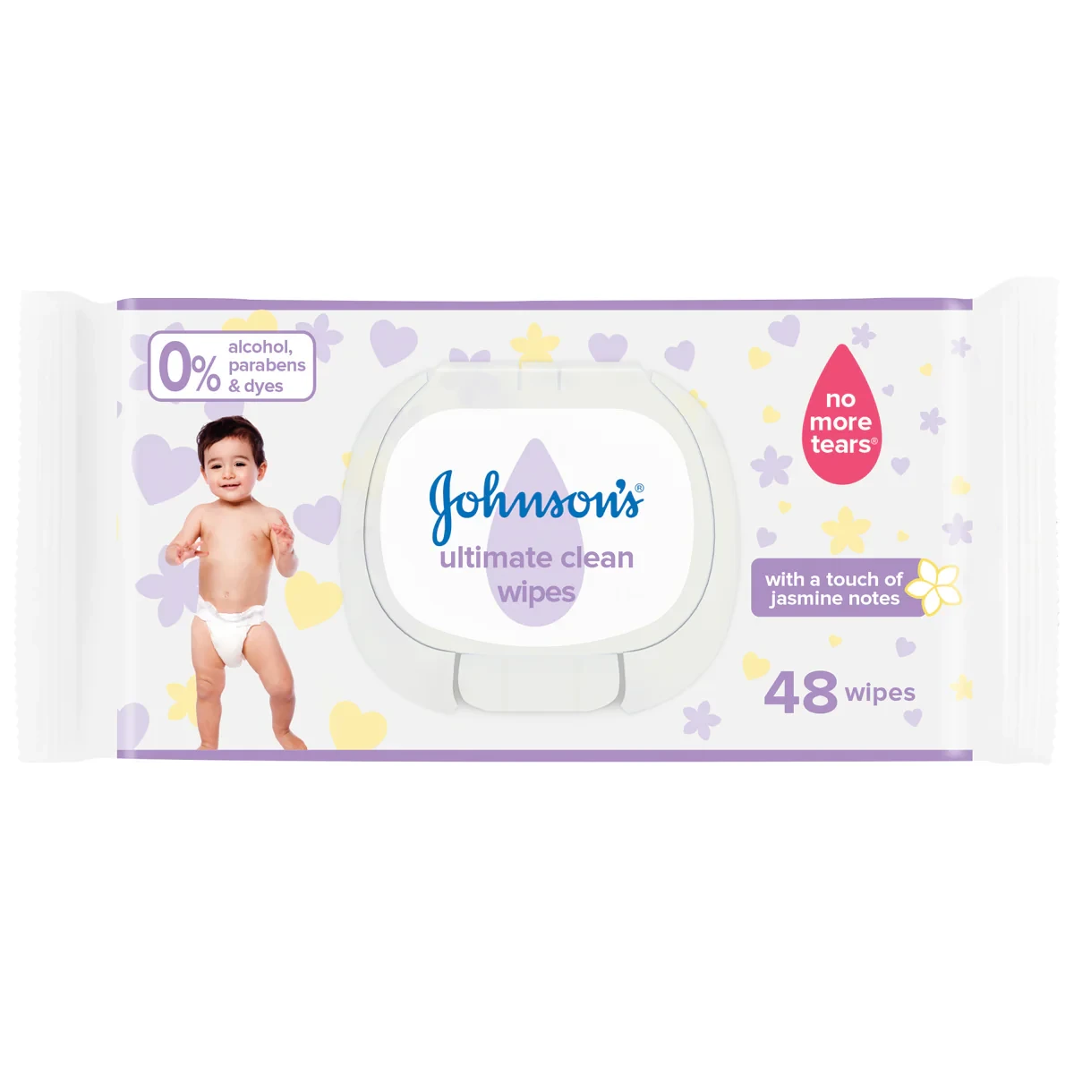 Johnsons Baby Wipes Ultimate Clean 48 Pieces