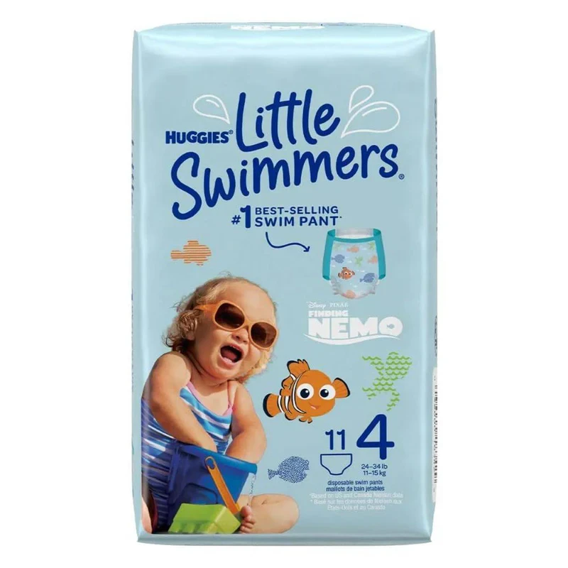 Huggies Swim Pants Little Swimmers Disposable Medium (11-15 kg) 11 Pieces