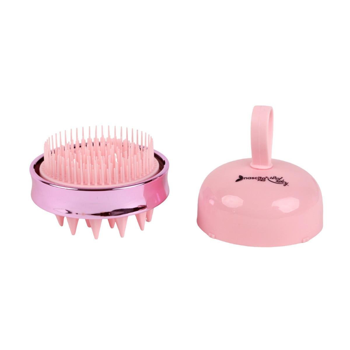 فرشاة شامبو بيج - وردي على الوجهين