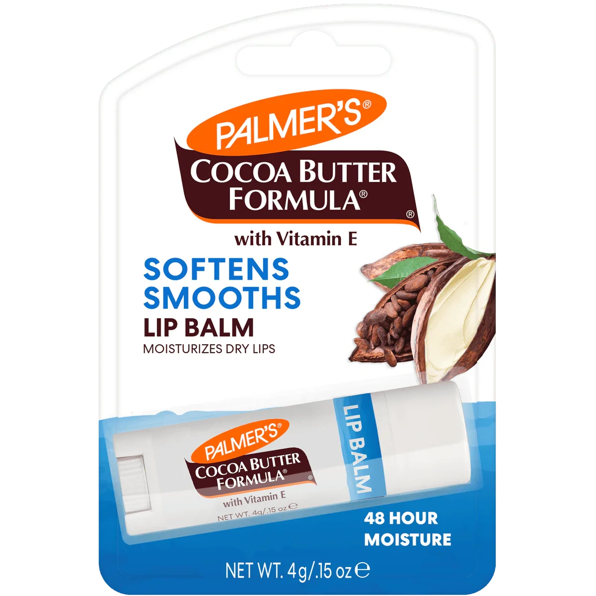 Palmers Cocoa Butter Formula With Vitamin E Soften Smoothes Lip Balm 4g