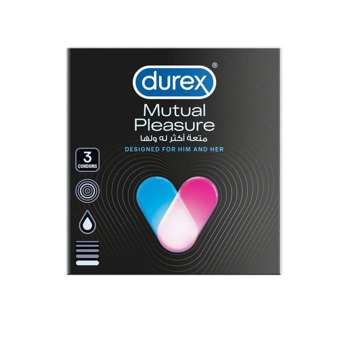 Durex Condoms Mutual Pleasure 3 Pack