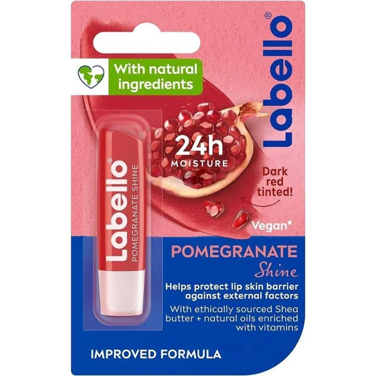 Labello Lip Balm Pomegranate Shine 4.8g