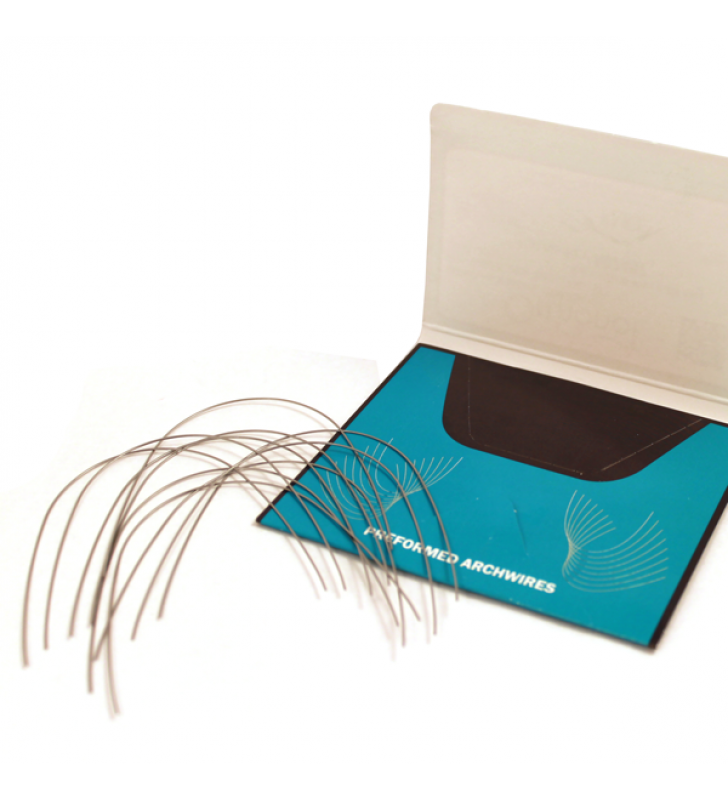 TRU-CHROME® Stainless Steel Preformed Natural Arches  -  Square Mandibular,