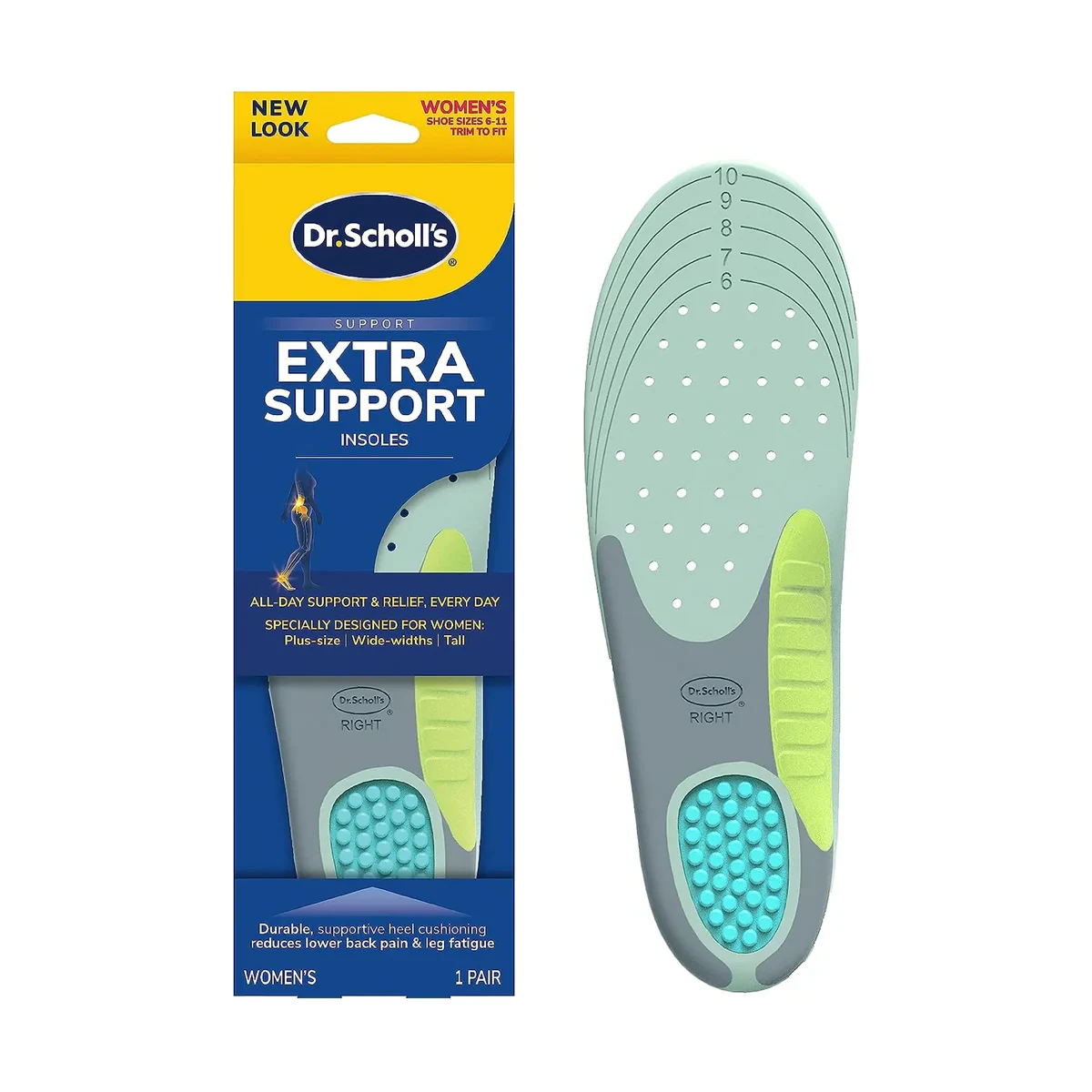 Dr Scholls Extra Support Insoles Womens 1 Pair