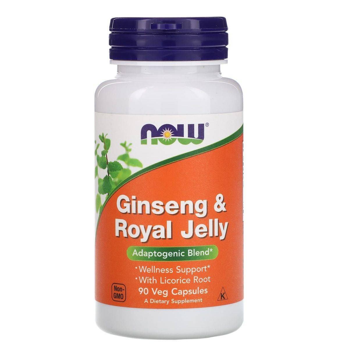Now Ginseng & Royal Jelly 90 VegeCapsules