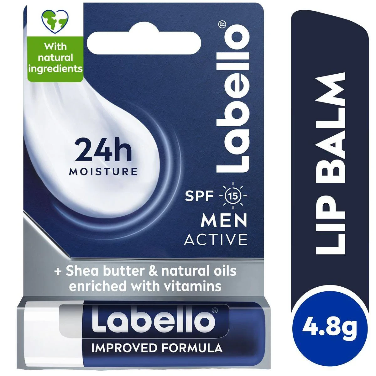 Labello Lip Balm Men Active SPF15 4.8g