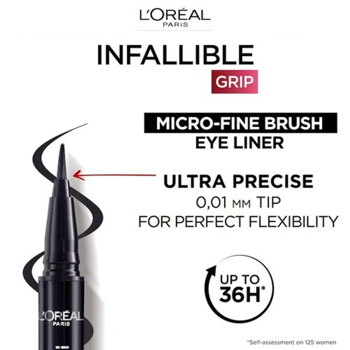 Loreal Paris Infallible Grip 36Hr Micro Fine 0.01mm Eyeliner Black