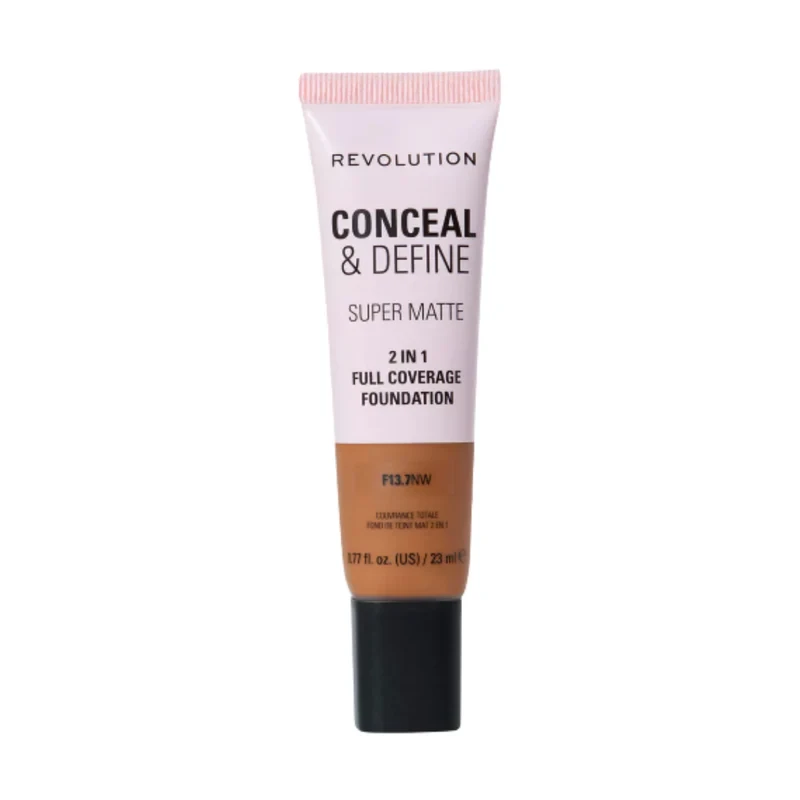 Revolution Makeup Conceal & Define Full Coverage Foundation F13.7NW 23ml