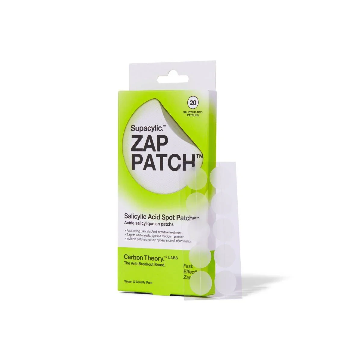 Carbon Theory Zap Supacylic Pin Point Salicylic Acid Spot Patches 40 Pieces